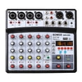thumbnail image 1 of Mezclador de sonido de audio BOMGE Consola de mezclas digital para DJ de 6 canales, 1 of 8