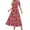 Z1-Multicolor-summer dresses, variant on Womens Boho Maxi Dersses Short Sleeve Button V Neck Summer Dress Casual Floral Print Ankle Dresses Flowy Swing Dresses