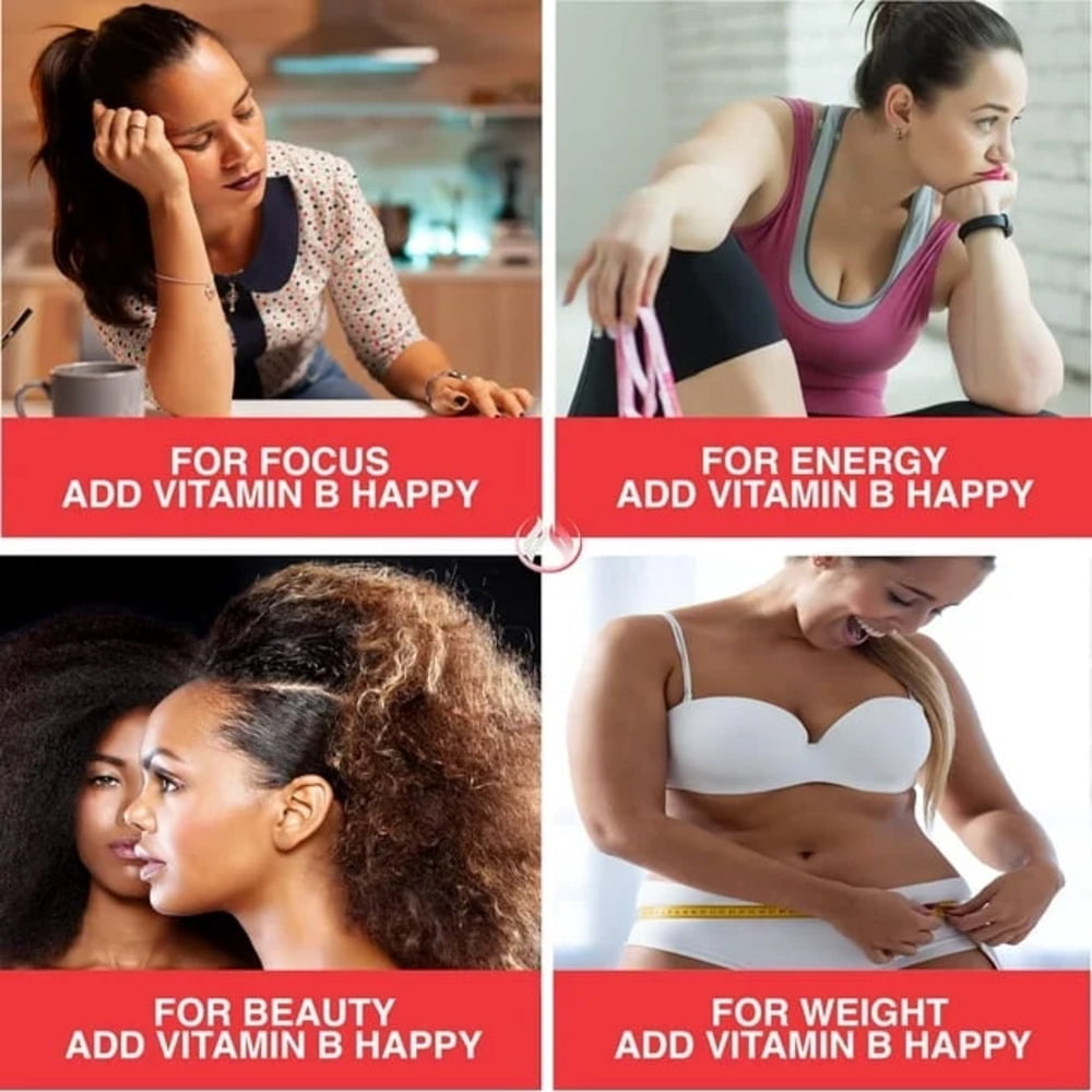 Vitamin B12 2000 mcg 60 Capsules, Vitamin B Complex Energy Supplement, Metabolism Booster with Vitamin B-12, B6, B7 as Biotin, B3 as Niacin, Folic Acid, B1, B2, B5, B9 & Vitamin C - 60 ct with Box