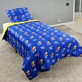 thumbnail image 2 of Kansas Jayhawks 3 Pc Reversible Cotton Comforter Set, 1 Comforter, 2 Shams, Full, 2 of 8