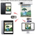 thumbnail image 2 of Escáner fotográfico portátil a color con WiFi para documentos A4, tarjetas de presentación, libros, recibos e imágenes de hasta 1050 DPI. Carga imágenes a la computadora mediante cable WiFi/USB. No ne, 2 of 5
