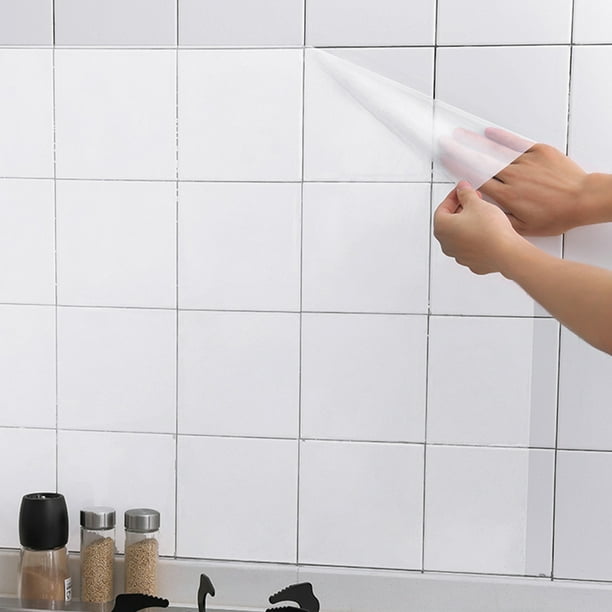 unbranded Adhesivo Transparente Para Protección De Paredes En Cocina Y Salpicaduras