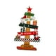 thumbnail image 4 of Adorno de escritorio de árbol de Navidad de madera, placa de letrero navideño artesanal de arte estético, Estilo D, 4 of 9