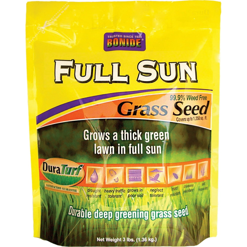 Bonide 60201 3 Lb Full Sun Grass Seed