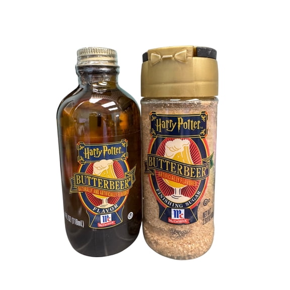McCormick Butterbeer Extract and Finishing Sugar Set - Bring Harry Potter Butterbeer to your favorite baking items