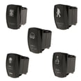 thumbnail image 3 of 12/24V coche motocicleta 5 pines ON/OFF barra de luz LED interruptor basculante impermeable Baoblaze Interruptor de luz sasquatch, 3 of 7