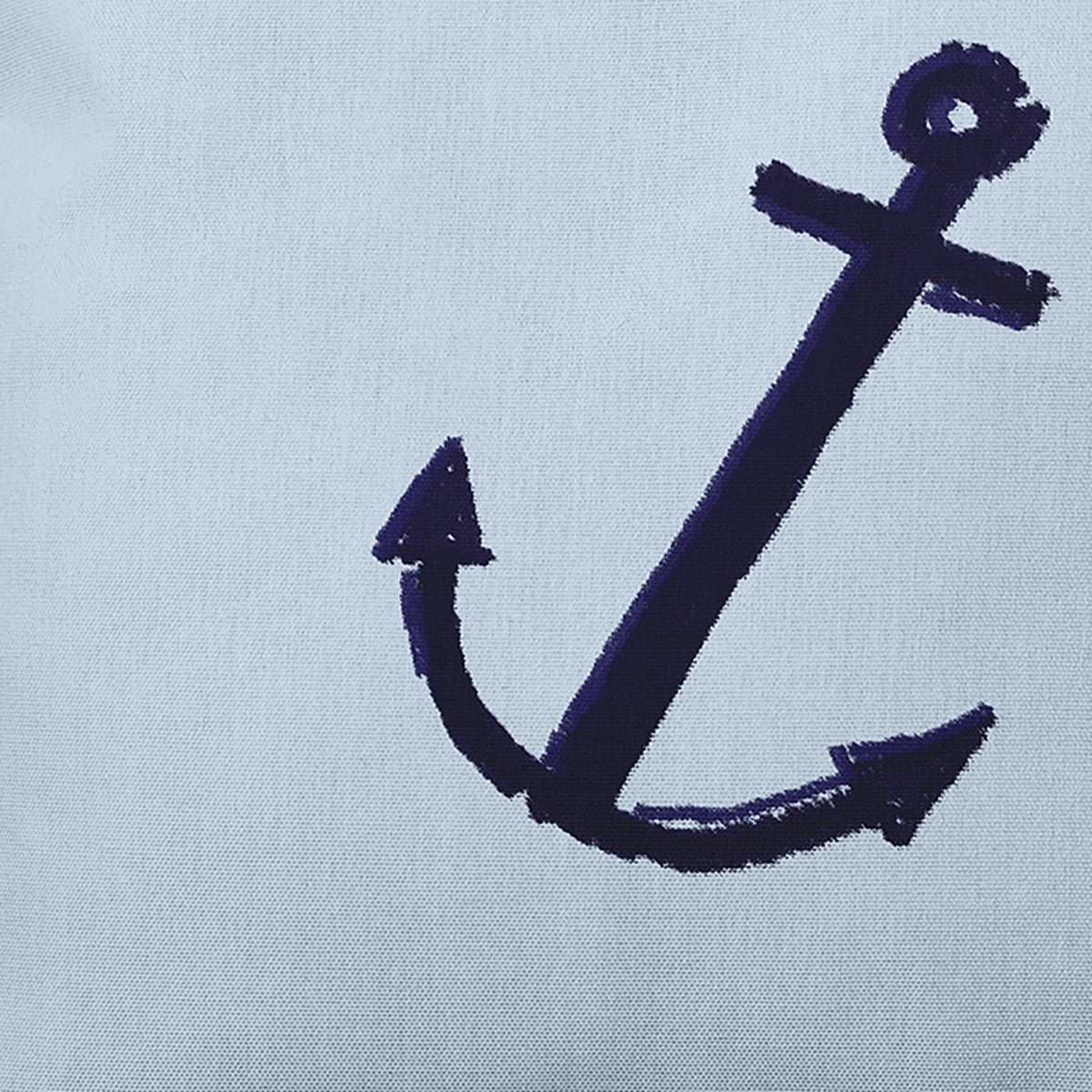 Simply Daisy 16" x 16" Anchored Polyester Indoor/Outdoor Pillow, Blue (1 count)