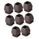 thumbnail image 1 of 8x Fundas para patas de silla Protectores de suelo para patas de silla Almohadilla de fieltro para muebles Pata de mueble Cuadrado 27 a 35mm, 1 of 9