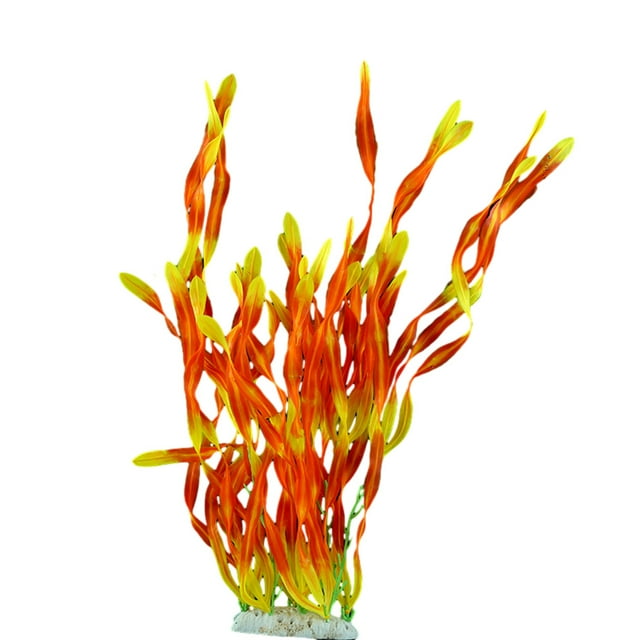 Planta de Agua Artificial Billuyoard ABS Vivid Realista Simulación Paisajismo Rojo
