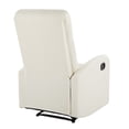 thumbnail image 3 of LumiSource Dormi Contemporary Fabric Recliner Chair, Cream, 3 of 8