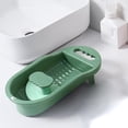thumbnail image 3 of para vandería, Ropa y Ropa Pequeña de Plástico Antideslizante, con ador de Jabón Verde perfecl tabla de lavar, 3 of 8