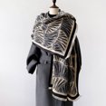 thumbnail image 2 of Poncho cálido de lujo de cachemira para mujer, bufanda de invierno con estampado, chal, manta de pashmina gruesa para mujer, bufanda de viaje, capa 2024, 2 of 5