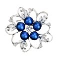 thumbnail image 6 of Fasijew Hollow Out Brooch Hat Brooch Faux Pearl Hollow Out Flower Brooch Stainless Exquisite Wear-resistant Coat Collar Hat Scarf Decoration Clothes Pin (Women), 6 of 6