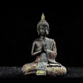 thumbnail image 4 of Buddha Statue Thailand Sculpture Resin Handmade Buddhism Hindu Feng Shui Figurine Meditation Home, 4 of 5