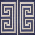 thumbnail image 1 of Unique Loom Tapis Carré Design Athens 8' x 8' Bleu Marine/beige, 1 of 2