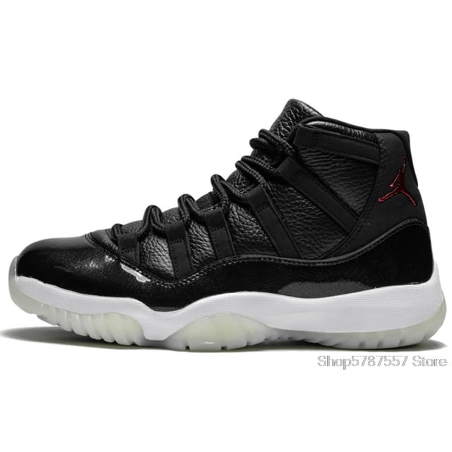 NIKE Air Jordan 11 hombres zapatos de baloncesto Original platino tinte gorra y vestido UNC gimnasio rojo Gamma azul para hombre entrenador 378037-003