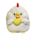 thumbnail image 3 of Peluche de animal, cómodo y abrazable, regalo de peluche, lindo muñeco de peluche. pollito blanco, 3 of 9