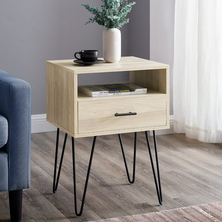 Kamille End Table with Storage Overall 25.25