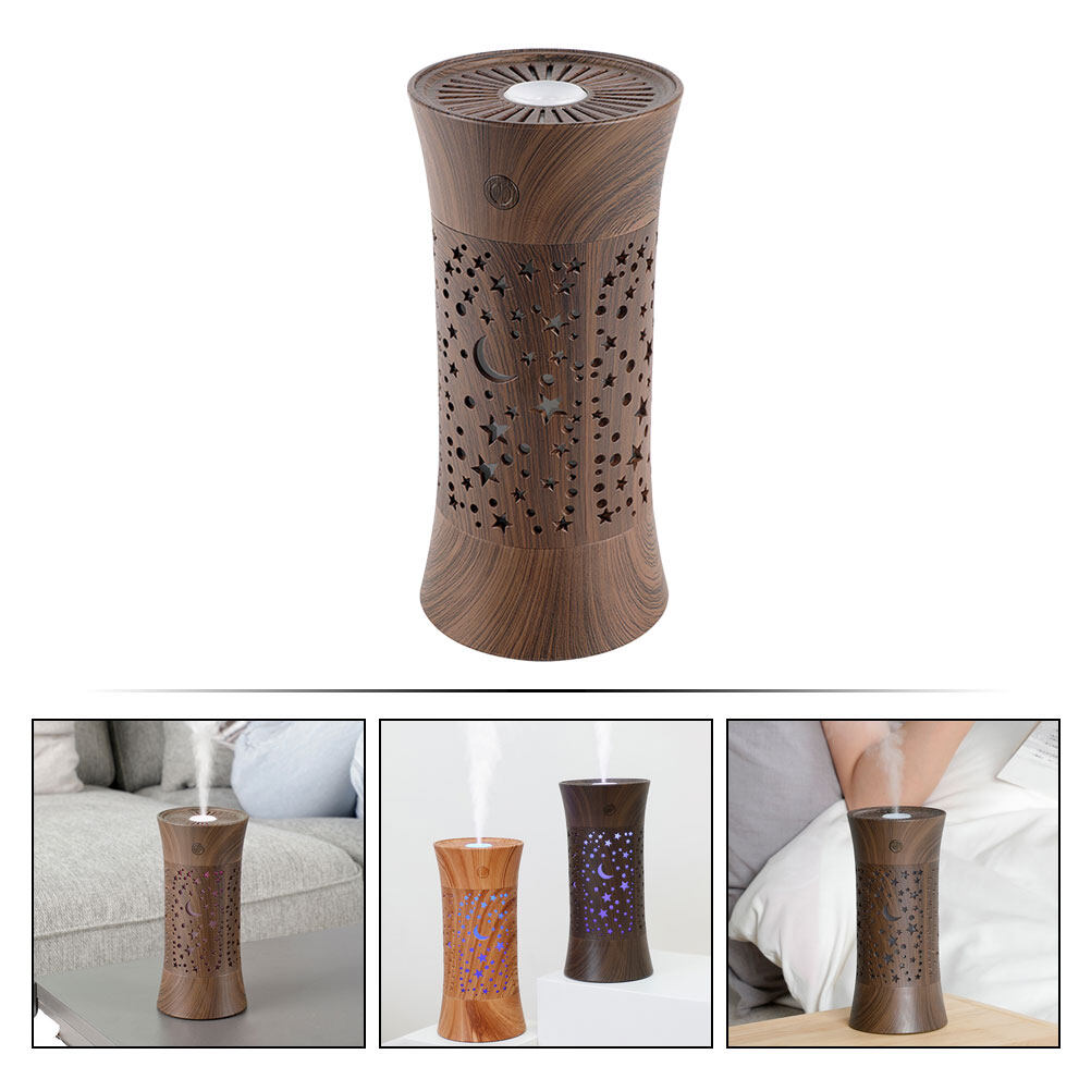 LIOOBO 1Set Portable Decorative Air Humidifier Lamp with Fine Mist and Warm Night Light for Home