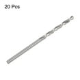 thumbnail image 3 of Uxcell High Speed Steel 2.55mm Dia Split Point 58mm Long Twist Drill Bits 20 Pcs, 3 of 5