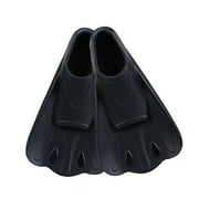 opvise 1 Pair Swim Fins Comfortable Non-slip Ergonomics Professional Auxiliary Training Swimming Flippers Macaroon 2XS
