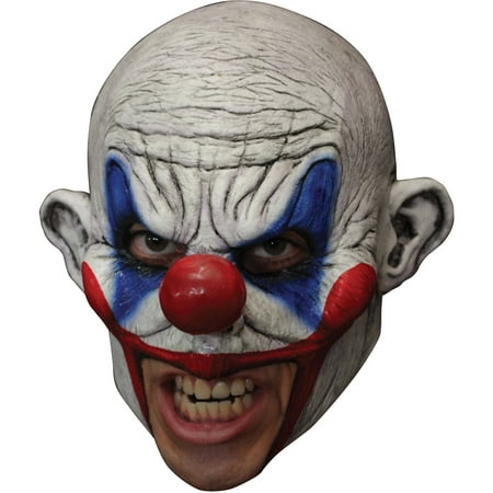 Clooney Clown Chinless Latex Mask Adult Halloween Accessory