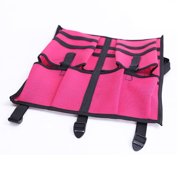 Bolsa de almacenamiento para Kayak Greeniant asiento de malla de nailon multibolsillo rojo