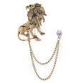 thumbnail image 1 of Broche de cadena con borlas de animales vintage, 1 of 4