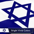 thumbnail image 5 of G128 2 Pack: Israel Flags 3x5 Ft | LiteWeave 100D Polyester | Vibrant Colors, Brass Grommets Outdoor, 5 of 5