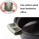 thumbnail image 4 of 2 par hierro olla ayuda manija cubre con alta resistencia al calor, antideslizante silicona manija cubierta para la mayoría sartén fundido, lavable reutilizable, 4 of 5