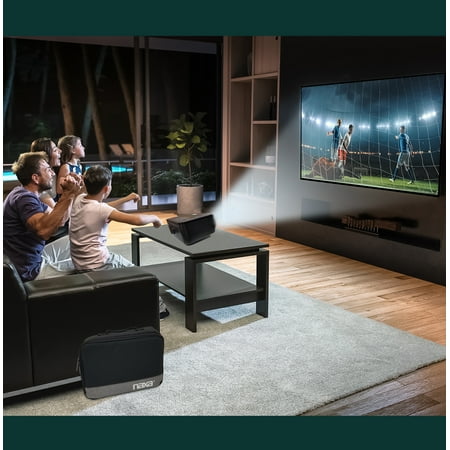 Naxa - NVP-2501C 1280 x 720 LCD Projector - Black