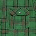 thumbnail image 5 of Stamzod Flannel Jacket for Men Fashion Plaid Printed Long Sleeve Oversized Hoodies with Pocket Casual Jackets for Men Green C S, 5 of 9