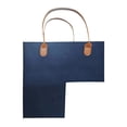 thumbnail image 1 of Price cut Reppen Organizer Basket Made Of Stair Basket Step Basket Foldable L Shape With Faux Leather Handles Stair Basket Space Saving Stair Storage For Laundr, 1 of 3