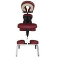 thumbnail image 5 of Cream 4" Portable Massage Chair Tattoo Spa Free Carry Case Tattoo Chiro, 5 of 6