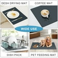 thumbnail image 2 of Coffee Maker Rug,coffee Bar Decor For Coffee Station,Coffee Grinder Mat,Drip Tray for Coffee Maker,Coffee Pot Mat for Countertops,Non-slip Material Keeps Dish in Place,Marble Navy, 2 of 6