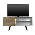 thumbnail image 1 of Centro de Entretenimiento Hogare Madrid para TV de hasta 55 Blanco puerta Rustik Wood, 1 of 8
