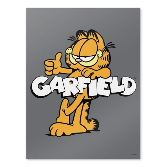 Garfield with Logo Wall Art Picture Paper Poster Décor Home Decoration