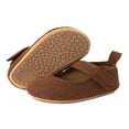 thumbnail image 3 of Baby Shoes Solid Color Ribbed Walking Shoes Soft Sole Footwear, 3 of 5