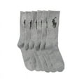 thumbnail image 2 of Polo Ralph Lauren Men's Classic Sport Crew Sock 6-Pack, Grey, 2 of 2