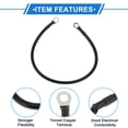 thumbnail image 4 of 1 Pc Battery Inverter Cable 5 AWG Gauge 1.5FT 3/8" Lug 5/16" Lug Battery Cable Universal for Car Vehicle Boat RV Solar Tinned Copper Black, 4 of 7