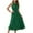 Green, variant on Uaswgudfs Summer Dresses for Women 2025 Sleeveless Midi Sundress | High-Waist Wrap Belt & Ruffle Hem Casual Versatile Dress for Women Red L