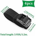 thumbnail image 2 of 2 PCS 1 x 4ft/48  Tie Down Strap kit,Battery Hold Down Strap with Stainless Steel Cam Buckle,Stainless Steel Bracket, SS Screws for Battery Box Boats, Luggage Belt, Cars O-093$$Tools & Hardware Other, 2 of 6