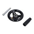 thumbnail image 2 of Round Handwheel 3 Spoke Nonslip Convenient Effort Saving Efficient Sturdy Durable Revolving Handle Wheel, 2 of 5