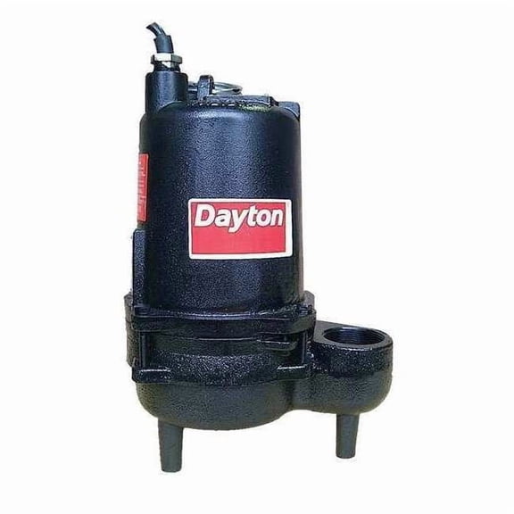 Dayton 1/2 HP 2" Manual Submersible Sewage Pump 115V 4HU80