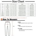 thumbnail image 3 of Summer Savings 2024! TAGOLD Womens Summer Pants,Fashion Womens Casual Solid Color Pants Straight Wide Leg Trousers Pants With Pocket, 3 of 5
