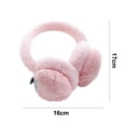 thumbnail image 2 of Orejeras de invierno para mujer, orejeras cálidas para niñas, calentador de orejas, cubierta de oreja ajustable de felpa suave para exteriores, 2 of 6