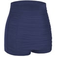 thumbnail image 5 of Delconic High Waist Ruched Swimsuit Bottoms for Women Stretchy Swimwear Briefs Comfortable Fit Tummy Control Bathing Suit Shorts, 5 of 6
