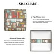 thumbnail image 5 of Yiaed Kitchen Food Print Tissue Box Cover, PU Leather Decorative Organizer for Tabletop, Bathroom, Car, Office Creative Decorative, 5 of 7