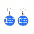 thumbnail image 1 of Britain Capital London Ear Dangle Silver Drop Earring Jewelry Woman, 1 of 3