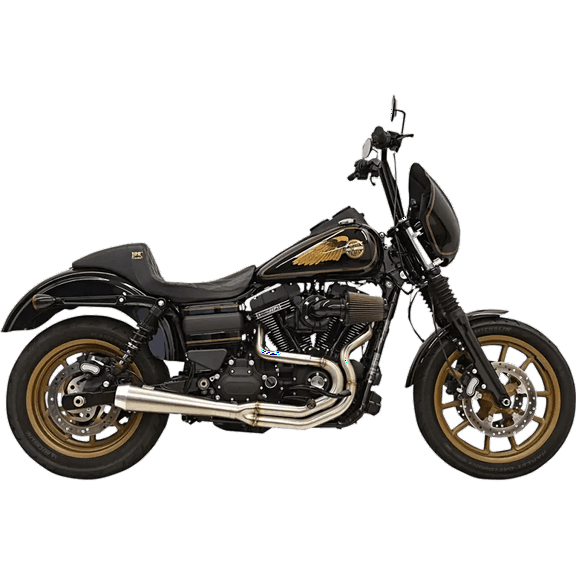 Bassani Greg Lutzka Stainless Steel 2-into-1 Exhaust System (1D2SSL)